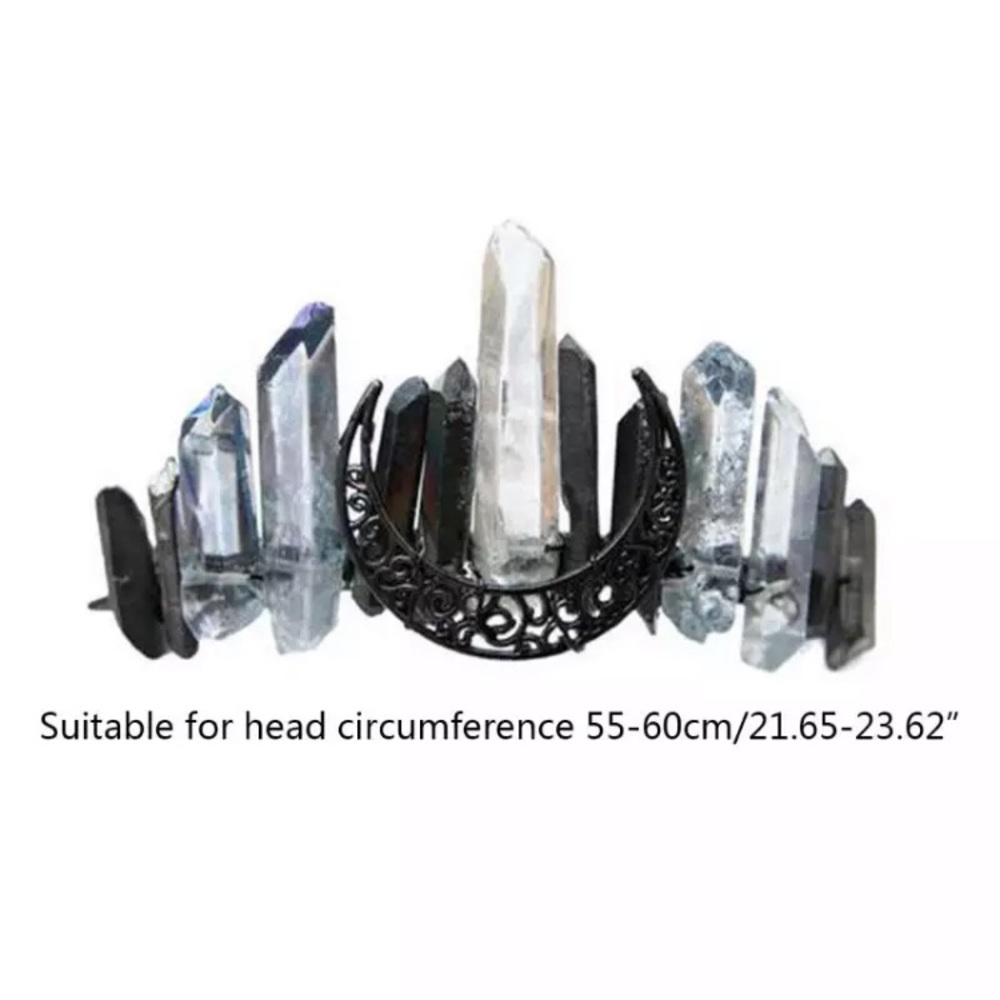 New! Raw Crystal Black Moon & Quartz - Picture 4 of 10